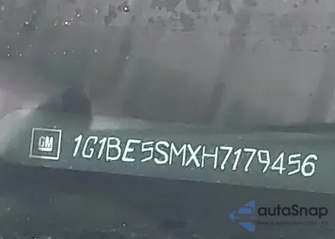 2017 Chevrolet Cruze Lt Auto z USA, uszkodzony, nr VIN 1G1BE5SMXH7179456